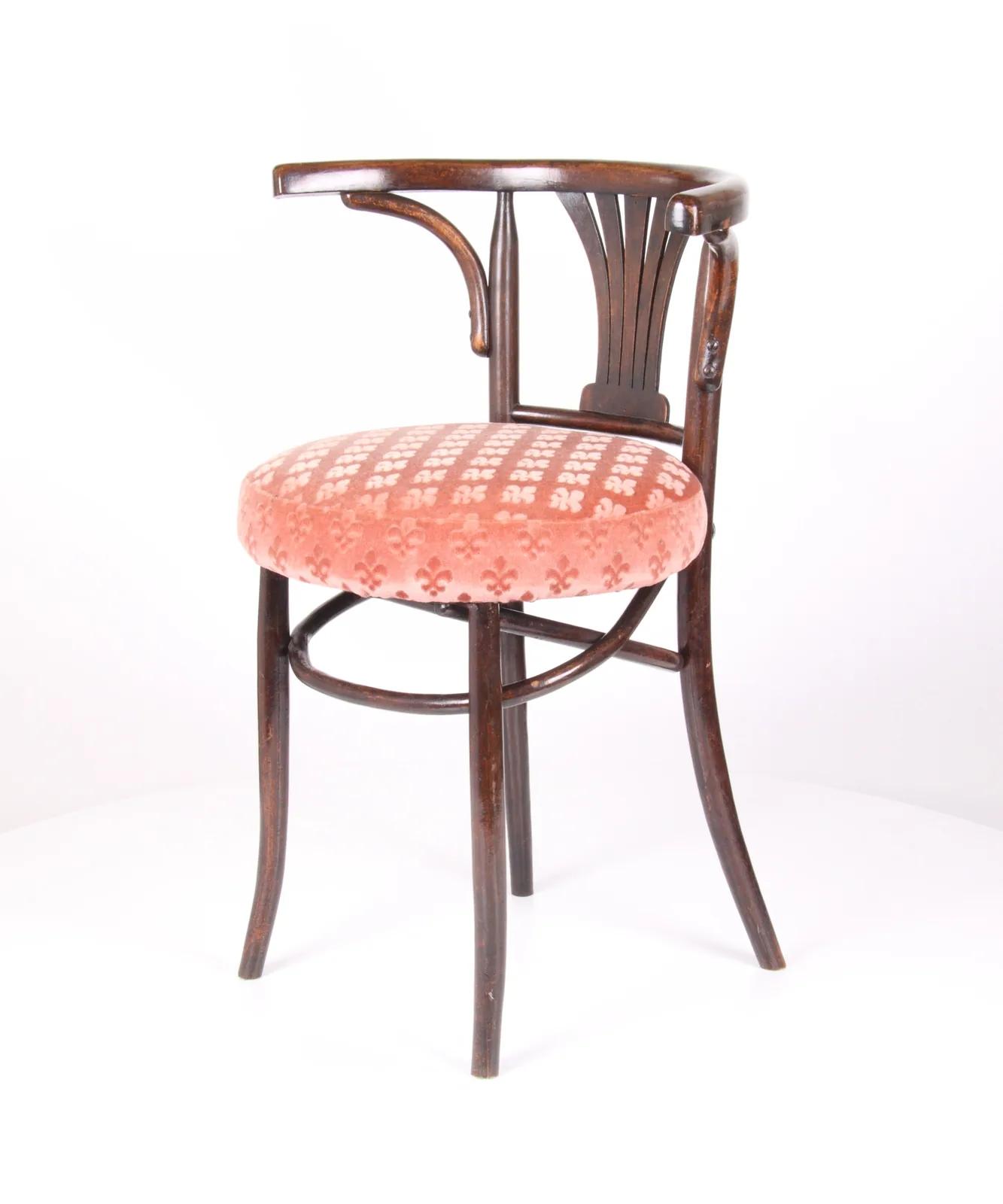 Alter Bugholz-Armlehnstuhl, Thonet zugeschrieben Ansicht 2
