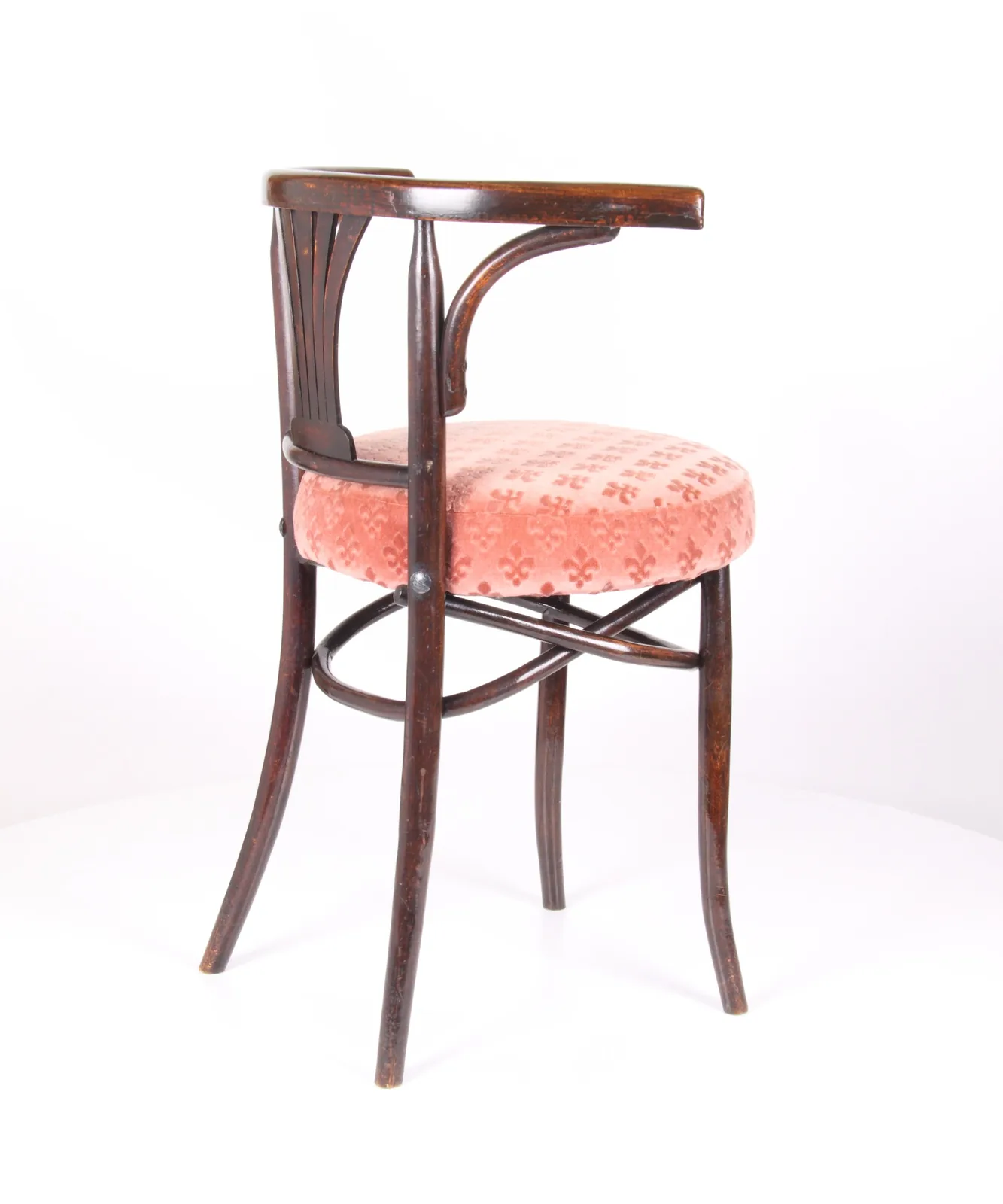 Alter Bugholz-Armlehnstuhl, Thonet zugeschrieben Ansicht 5