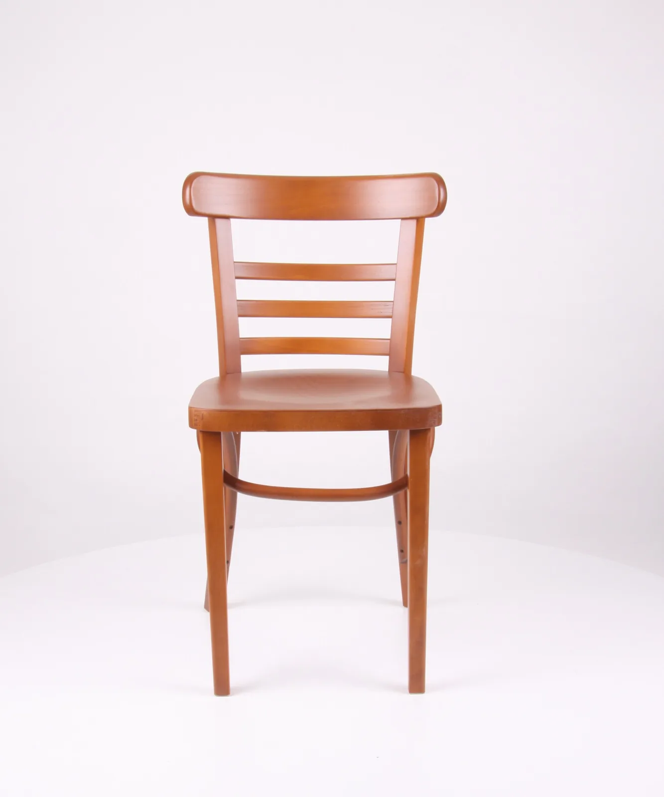 Bugholzstuhl mit Querlatten-Rücken, kirsch honig